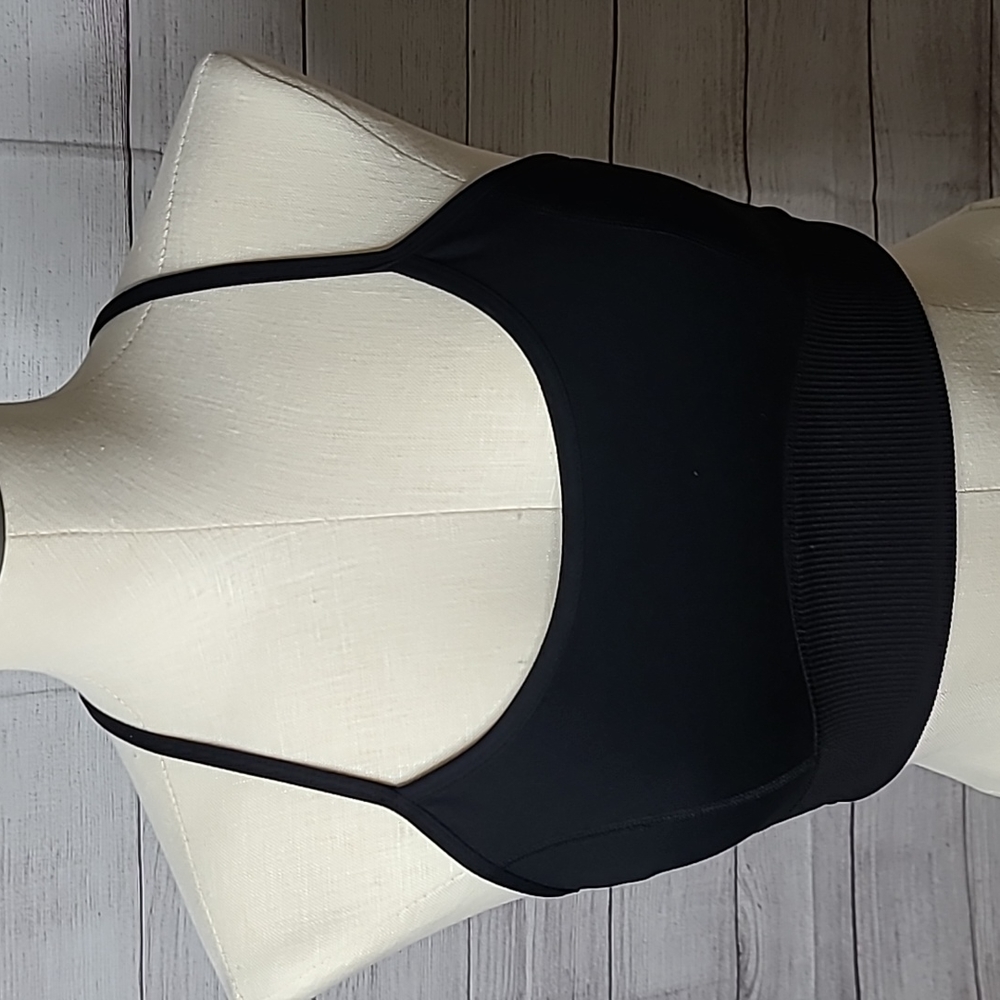 ZYIA Black Angle Grid Performance Bra RC Large